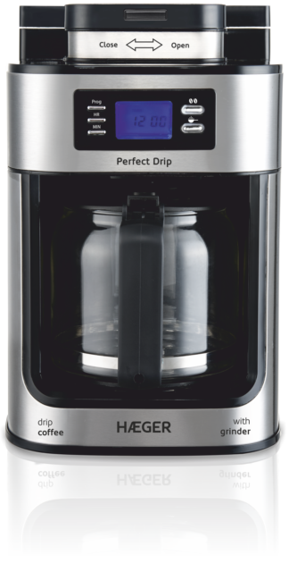 Кафе апарат со мелница HAEGER Perfect Drip 10 шолји