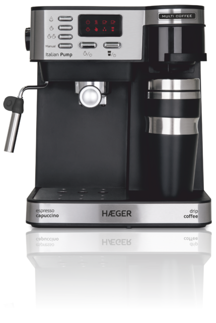 Комбиниран кафе апарат HAEGER Multi Coffee 15 bar