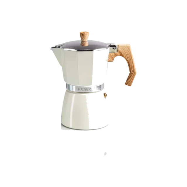 Мока апарат HAEGER MOKA POT 6 BEIGE