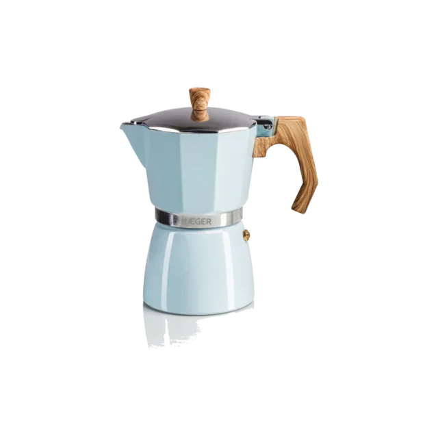 Мока апарат HAEGER MOKA POT 6 BLUE