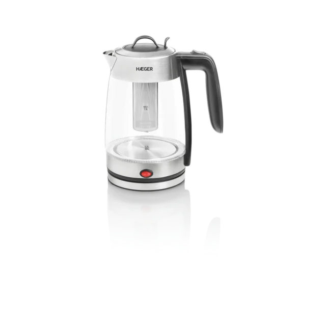 Стаклен електричен бокал HAEGER Perfect Tea 1.8L