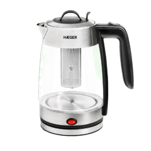 Стаклен електричен бокал HAEGER Perfect Tea 1.8L