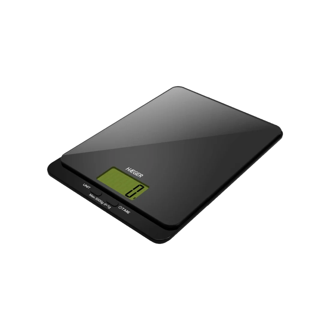 Кујнска вага HAEGER DARK GLASS