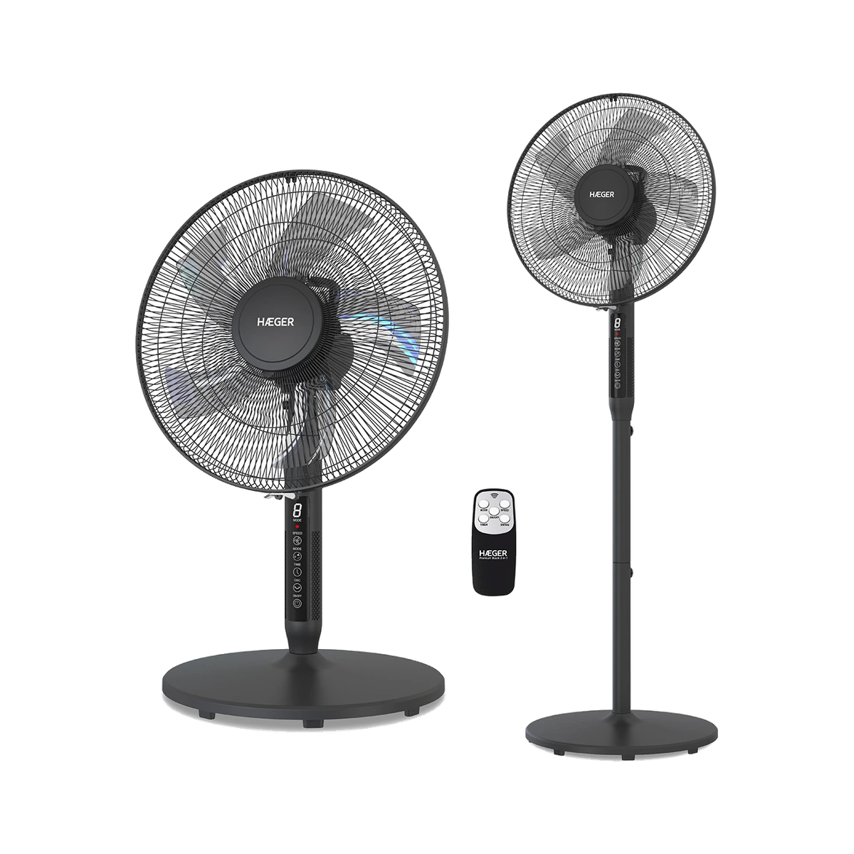 Вентилатор HAEGER PREMIUM BLACK 2 IN 1